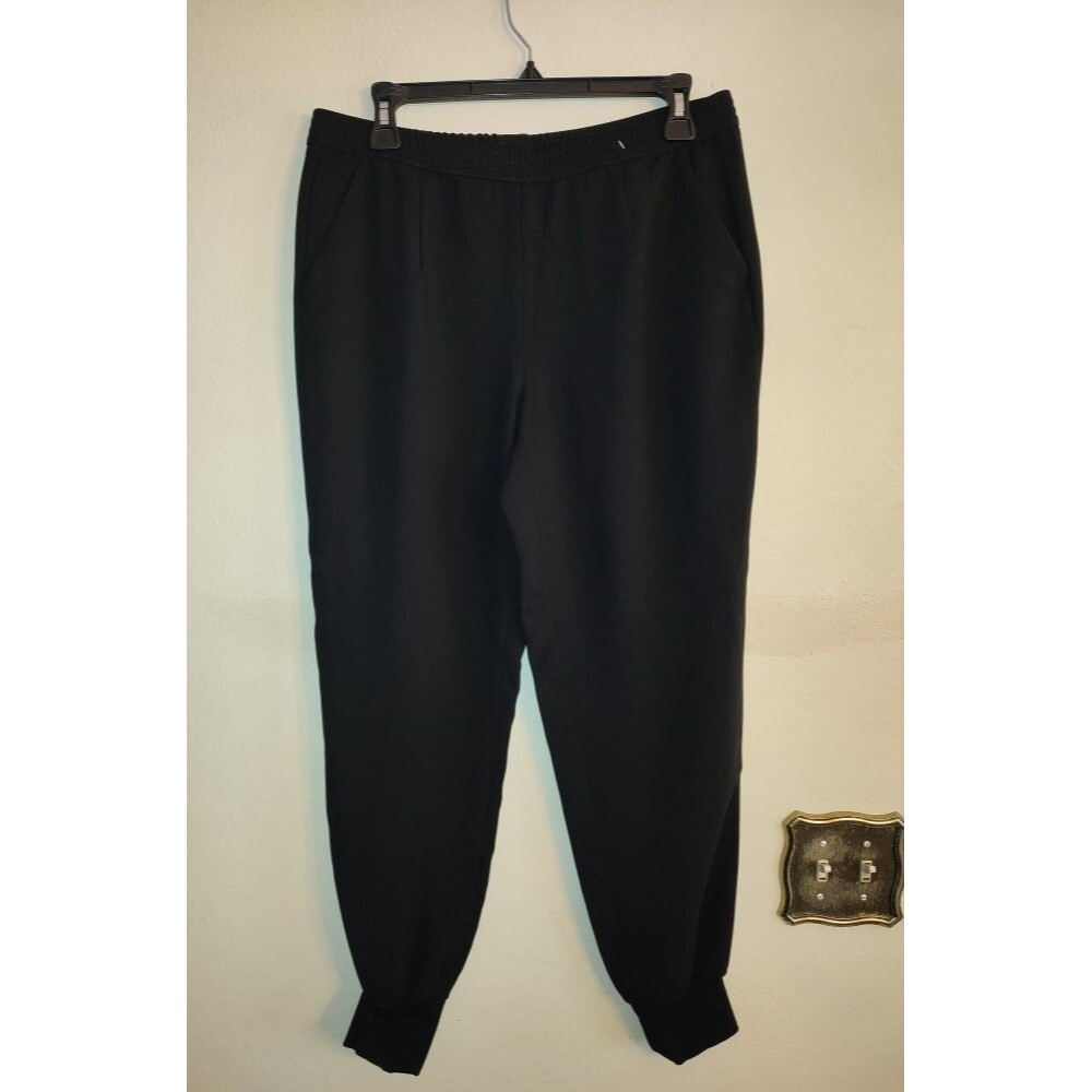 Nice Women's Chico's Black Tapered Pull On Ankle Pants with Pockets Size 0
